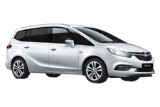 Car Hire Alfreton - Vauxhall Zafira 7-Seater - Minibus hire Alfreton